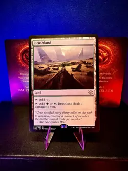 Brushland (BRO 259) The Brothers' War, Regular, Magic The Gathering - Image 1