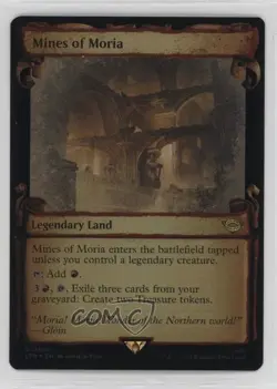 Scroll Showcase Mines of Moria Foil Magic Lord of the Rings #0708 - Image 1
