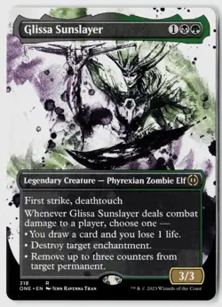 Glissa Sunslayer (Showcase) #318 (NM) Phyrexia All Will Be One ONE Magic MTG - Image 1