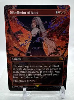 Nibelheim Aflame (Borderless) Regular Mythic #339 NM/MINT Final Fantasy MTG - Image 1