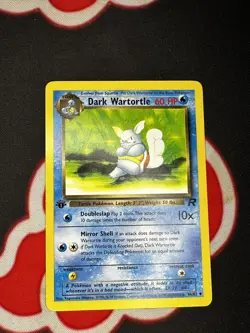 1st Edition Dark Wartortle 46/82 - Team Rocket - Pokemon Card - Near Mint (NM) - Image 1