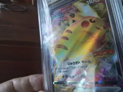 Pokemon Cards promo Holo 265 s p pikachu ar sr ex graded slab card gold art b39 - Image 5