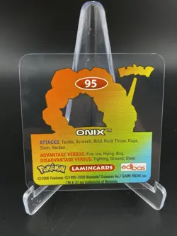 Onix 95 Pokemon Lamincards 2006 Edibas English Nintendo - Image 2