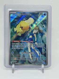 Misty's Psyduck 193/182 Destined Rivals Holo Illustration Rare Pokemon Card - Image 1