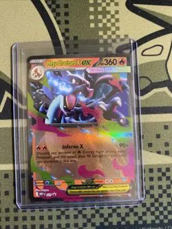 Mega Charizard X ex - 029 029 Holo Promo ME: Mega Evolution Promo Pokemon NM - Image 3