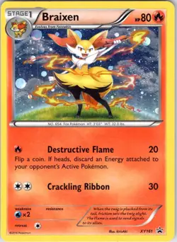 BRAIXEN - XY161 XY161 HOLO XY PROMO POKEMON MP - Image 1