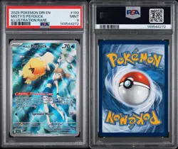 Pokemon TCG Misty's Psyduck Destined Rivals 193/182 PSA 9 Illustration Rare - Image 3