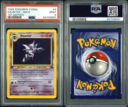 Pokemon Haunter Fossil 6/62 1st Edition Holo Rare 1999 PSA 9 English Card - Image 3