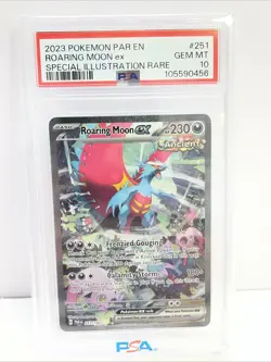 Pokemon Roaring Moon ex 251/182 Special Illustration Rare PSA 10 📈🔥 - Image 1