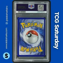 2016 POKEMON XY FATES COLLIDE #125/124 ALAKAZAM EX FULL ART SECRET RARE PSA 8 - Image 2