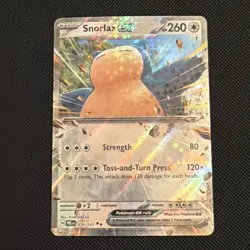 Snorlax ex 076/131 Prismatic Evolution Stamped Promo Pokemon NM - Image 1