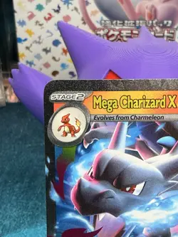 Pokemon Mega Charizard X EX #13 & Heatran VMAX Holo #13 Cards - lot of 2. - Image 2