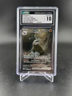 CGC 10 Excadrill ex 168/086 Black Bolt Special Illustration Rare Pokemon Card - Image 1