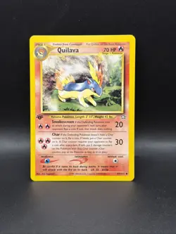 QUILAVA Neo Genesis 1st Edition 47/111 Pokemon Card - Image 1