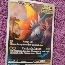 Pokemon Slither Wing 203/182 SV04: Paradox Rift Rare Holo 140 HP 2023 - Image 3