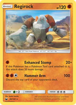Regirock 80/168 R Celestial Storm Pokemon NM/M - Image 1