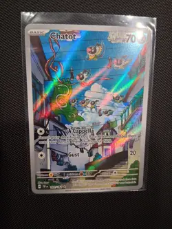 Pokemon TCG Chatot Card 181/162 SV05: Temporal Forces - Image 1