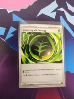Pokemon Growing Energy 086/088 Perfect Order 2026 Non-Holo Deck Exclusive NM - Image 1