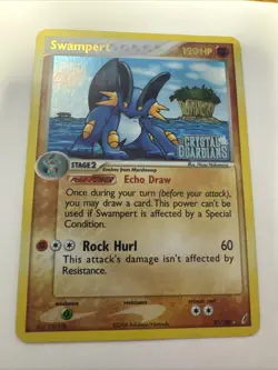 Pokemon TCG 2006 Swampert 27/100 Crystal Guardians Reverse Holo -Stamped -A - Image 1