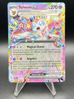 Pokemon TCG Sylveon EX 086/191 Double Rare Surging Sparks SV08 - Image 1