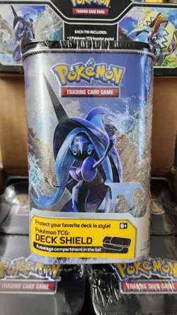 Pokemon TCG 2017 Sun & Moon Tapu Lele Box Elite Trainer Deck Shield Tin Booster - Image 1