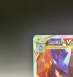 Lucario VSTAR 291 Black Star Promo Full Art Pokemon Card NM - Image 2