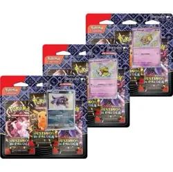 Pokemon Paldean Fates - 3x Triple Packs - Promos - Brazilian Version TCG Sealed - Image 1