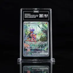 POKEMON SCARLET & VIOLET BASE - KORAIDON EX 247/198 - SIR - TAG 8.5 NM MT+ - Image 1