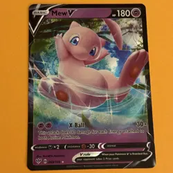 Pokemon Darkness Ablaze Holo Ultra Rare TCG Card #069/189 Mew V - Image 1