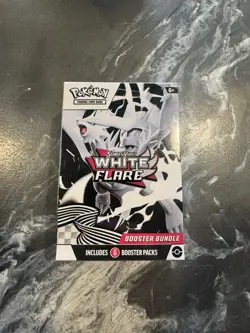 Pokemon TCG White Flare Scarlet and Violet Booster Bundle Factory Sealed - Image 1