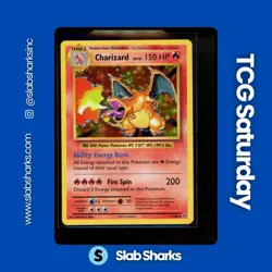 2016 POKEMON XY EVOLUTIONS #11/108 CHARIZARD HOLO RARE - Image 1