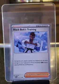 Pokemon Black Belt's Training 145/159 Sv09: Journey Together Trainer Card TCG - Image 1