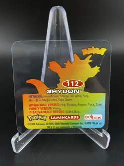 Rhydon 112 Pokemon Lamincards 2006 Edibas English Nintendo - Image 2