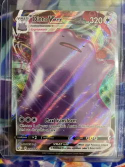 Ditto Vmax 051/072 Shining Fates- NM Ultra Rare Full Art Pokemon Card - Image 1