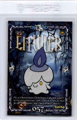 litwick Peruvian Halloween Pokemon card - Image 1