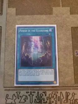 YUGIOH POWER OF THE GUARDIANS EXFO-EN060 SUPER 1ST ED NM - Image 1