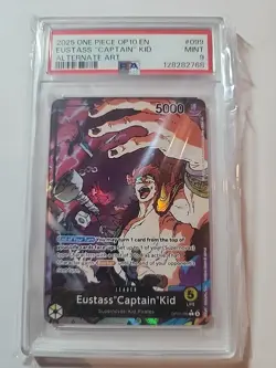 PSA GEM MT 9 - One Piece - Eustass "Captain" Kid (Leader) Alternate Art - Image 1