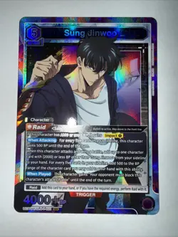 Solo Leveling Union Arena Sung Jinwoo (SR) UE17BT / SLG-1-021 - Image 1