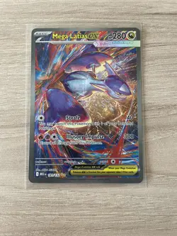 Mega Latias Ex 181/132 Mega Evolution SIR Pokemon TCG pack fresh - Image 1