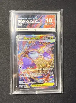 Pokemon TCG Mega Latias EX 181/132 Sir Mega Evolution Ace 10 - Image 1