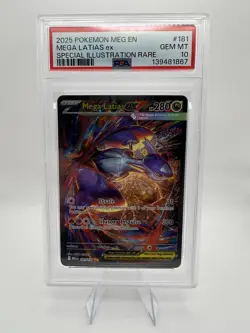 Pokemon TCG: PSA 10 Mega Latias Ex 181/132 Special Illustration Rare - Image 1
