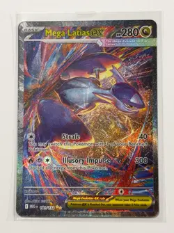 POKEMON TCG • Mega Latias EX SIR (181/132) • English • Pulled & Sleeved • MINT - Image 1