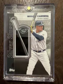 2022 Topps Series 2 - Silver Slugger Patches Miguel Cabrera #SSA-MC Black /299 - Image 1