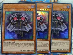 Yugioh Edge Imp Chain X3 Ultra Rare BLCR-EN078 1st Ed NM Playset - Image 1