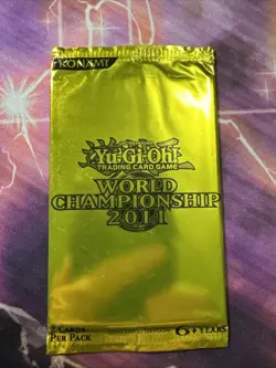 Yugioh World Championship 2011 Card Pack Promo Booster WP11 SEALED - Image 1