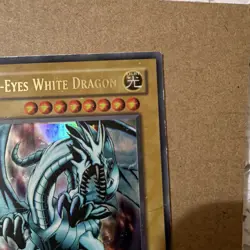 LOB-001 Holo Blue-Eyes White Dragon Ultra Rare Yu-Gi-Oh! Card 3000 ATK 2500 DEF - Image 5