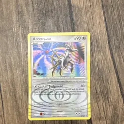 Pokemon Arceus DP50 Diamond & Pearl Promo Holo 90 HP Level Up Basic Card - Image 1