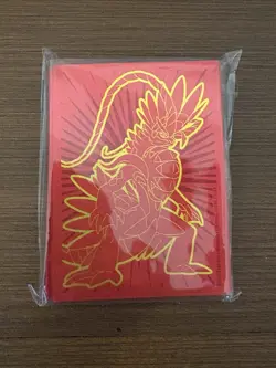 Pokemon TCG 65x Sealed Koraidon Scarlet & Violet ETB Card Sleeves - Image 1