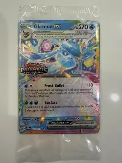 Glaceon ex - (Prismatic Evolutions Stamp) 026/131 Cards & Products Holo SEALED - Image 1