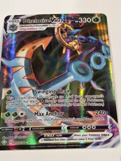 Dhelmise VMAX 010/072 Shining Fates Holo Pokemon Card Full Art - Image 2